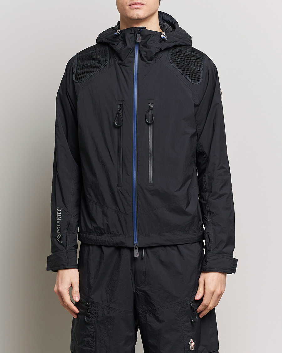 Homme |  | Moncler Grenoble | Vert Hooded Jacket Black
