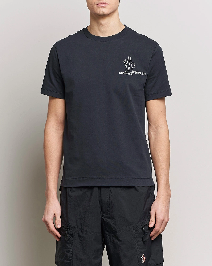 Homme | Moncler | Moncler Grenoble | Short Sleeve T-Shirt Navy