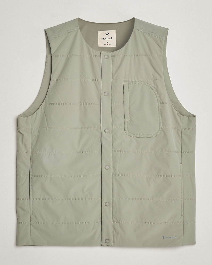 Homme | Manteaux Et Vestes | Snow Peak | Flexible Insulated Vest Beige