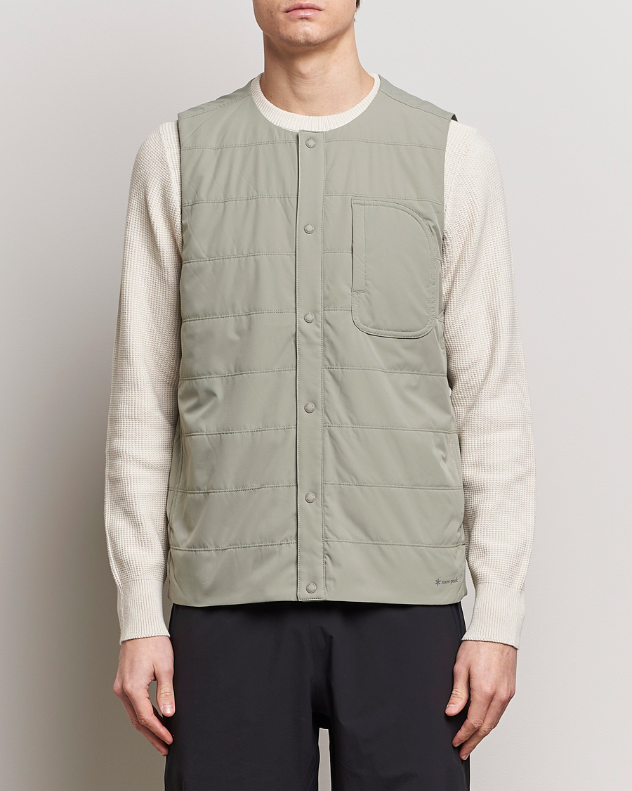 Homme | Sections | Snow Peak | Flexible Insulated Vest Beige