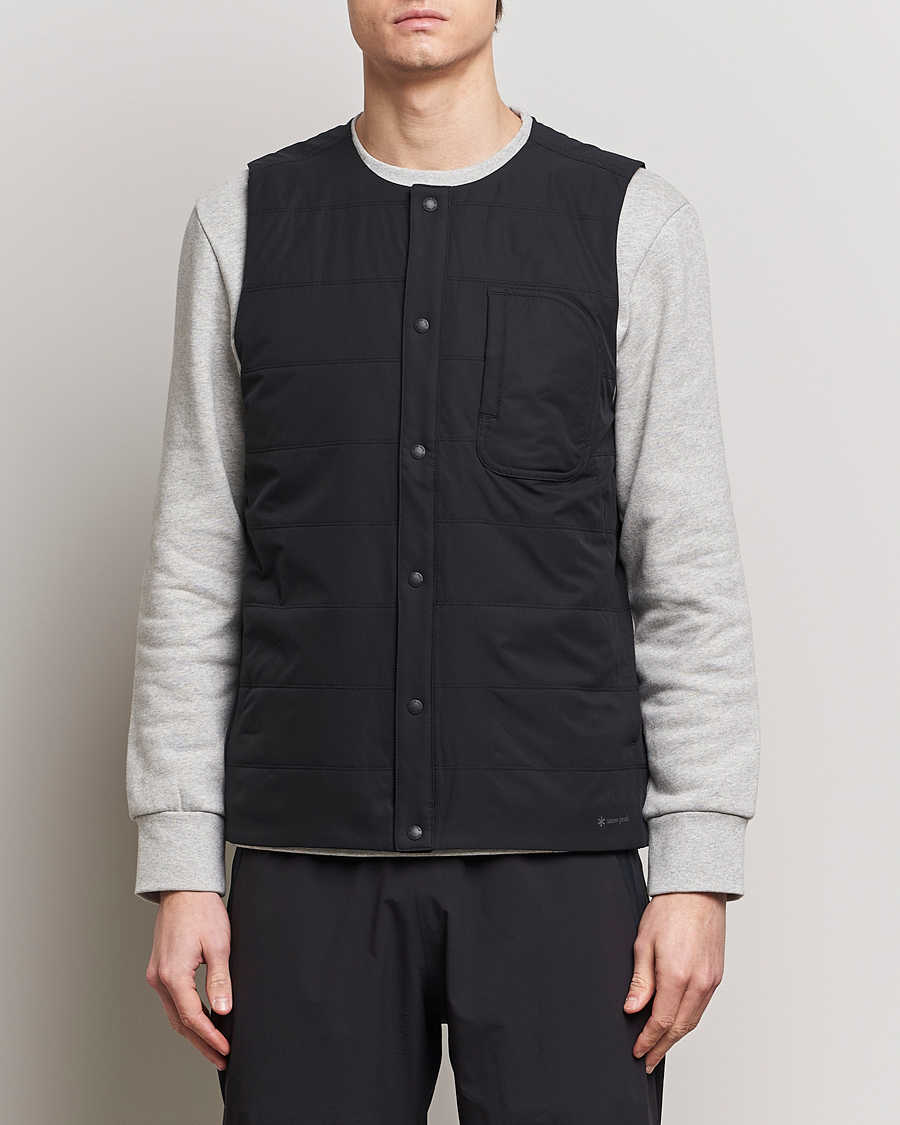 Homme | Japanese Department | Snow Peak | Flexible Insulated Vest Black