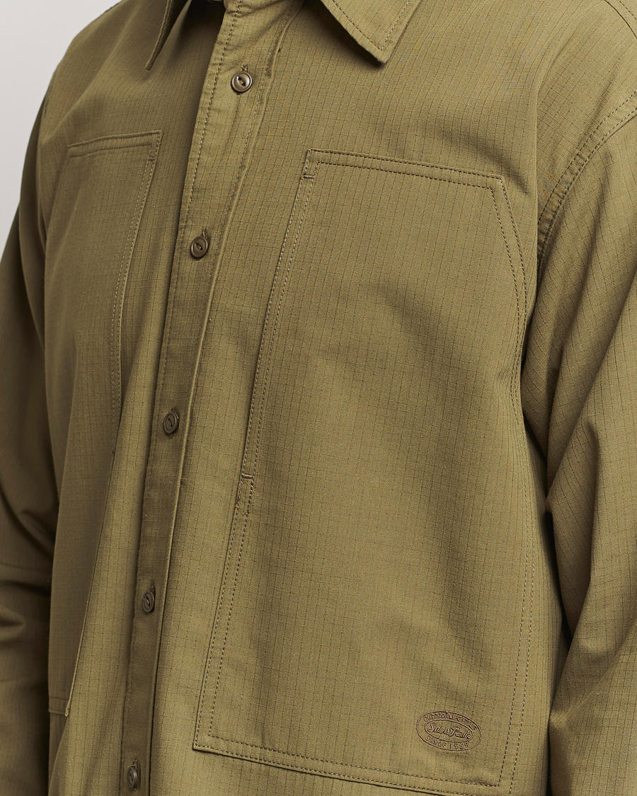 Homme | Chemises | Snow Peak | Takibi Light Ripstop Overshirt Khaki