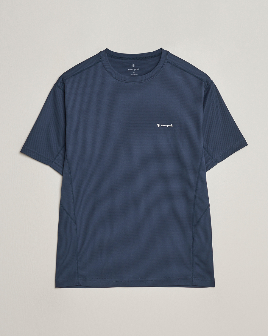 Homme | T-shirts | Snow Peak | PE Power Dry T-Shirt Navy