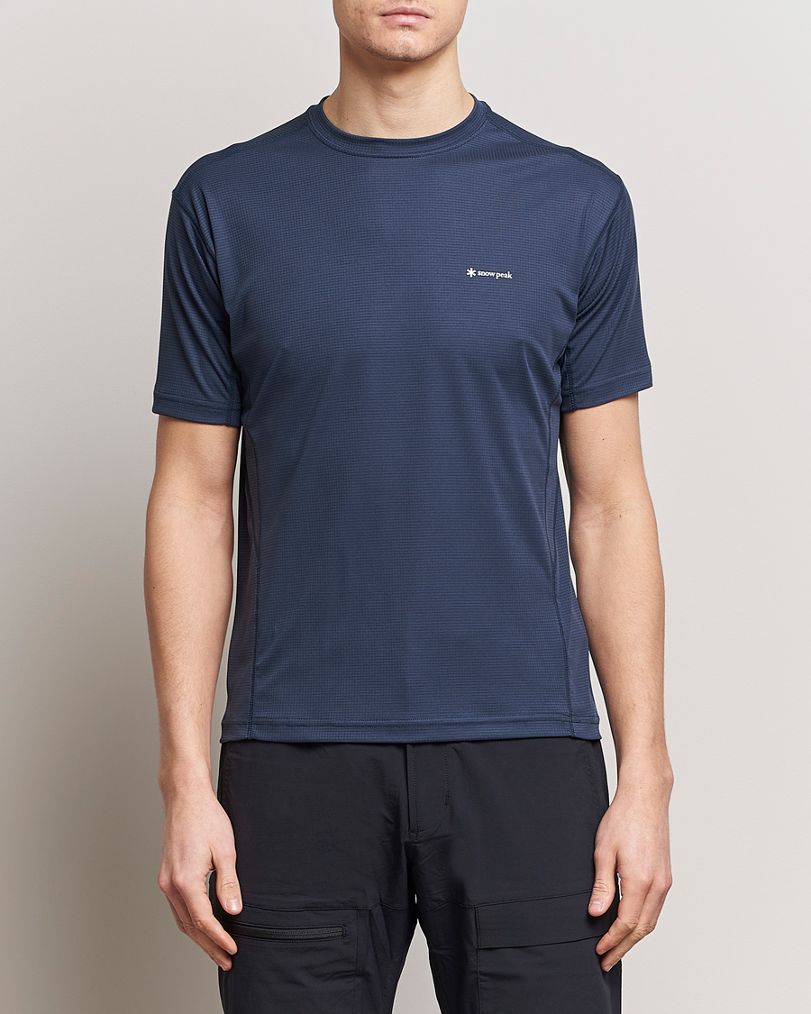 Homme | T-shirts | Snow Peak | PE Power Dry T-Shirt Navy