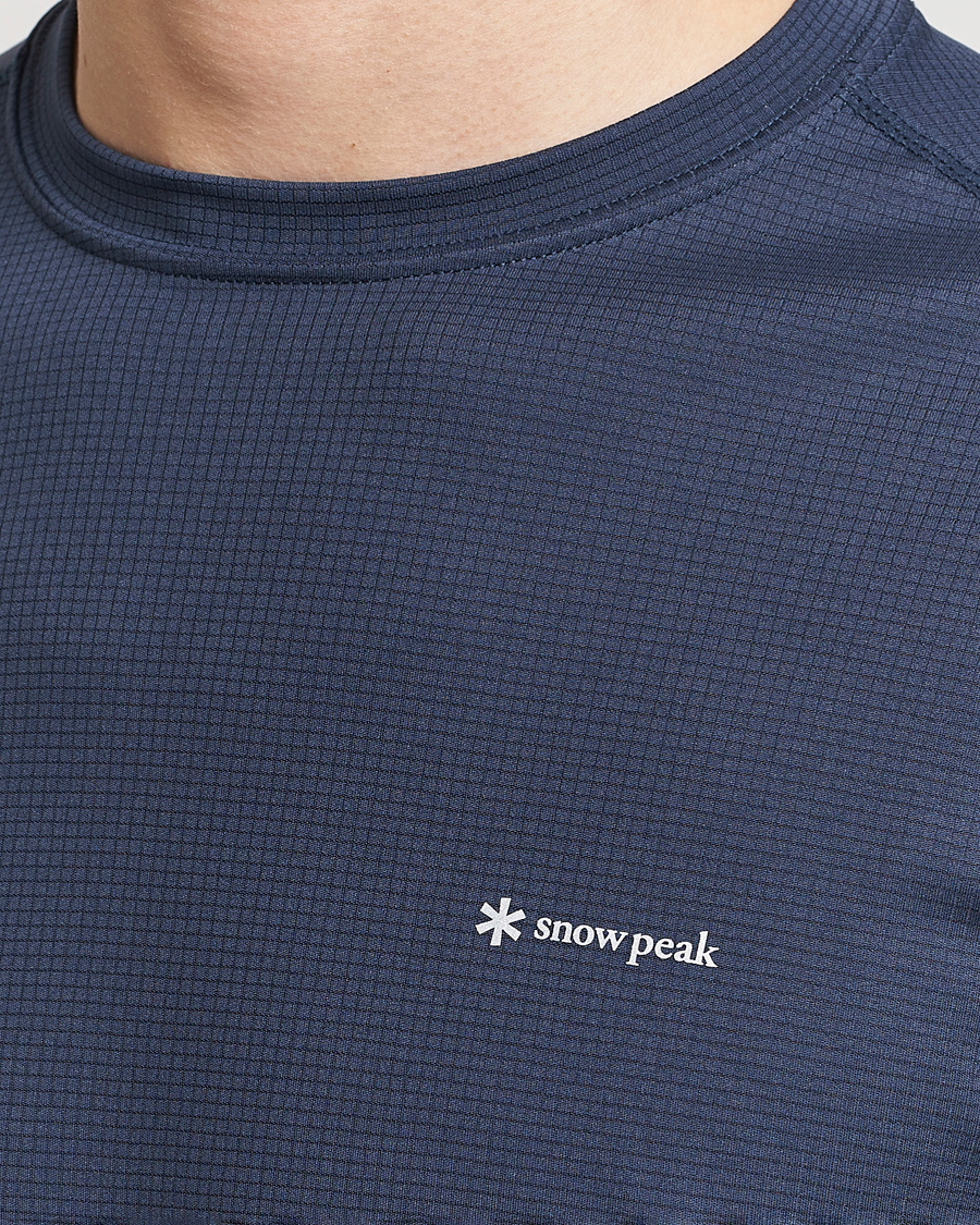 Homme | T-shirts | Snow Peak | PE Power Dry T-Shirt Navy