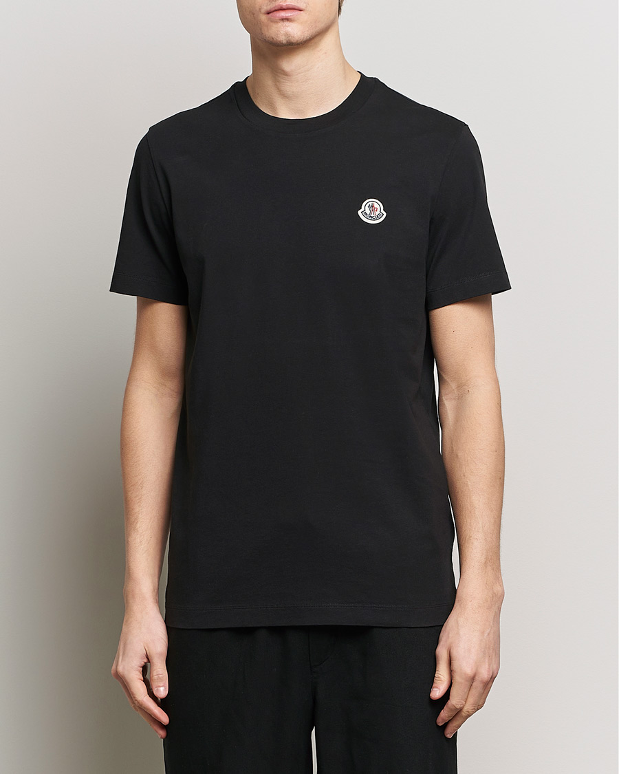 Homme | T-Shirts Noirs | Moncler | 3-Pack T-Shirt Black