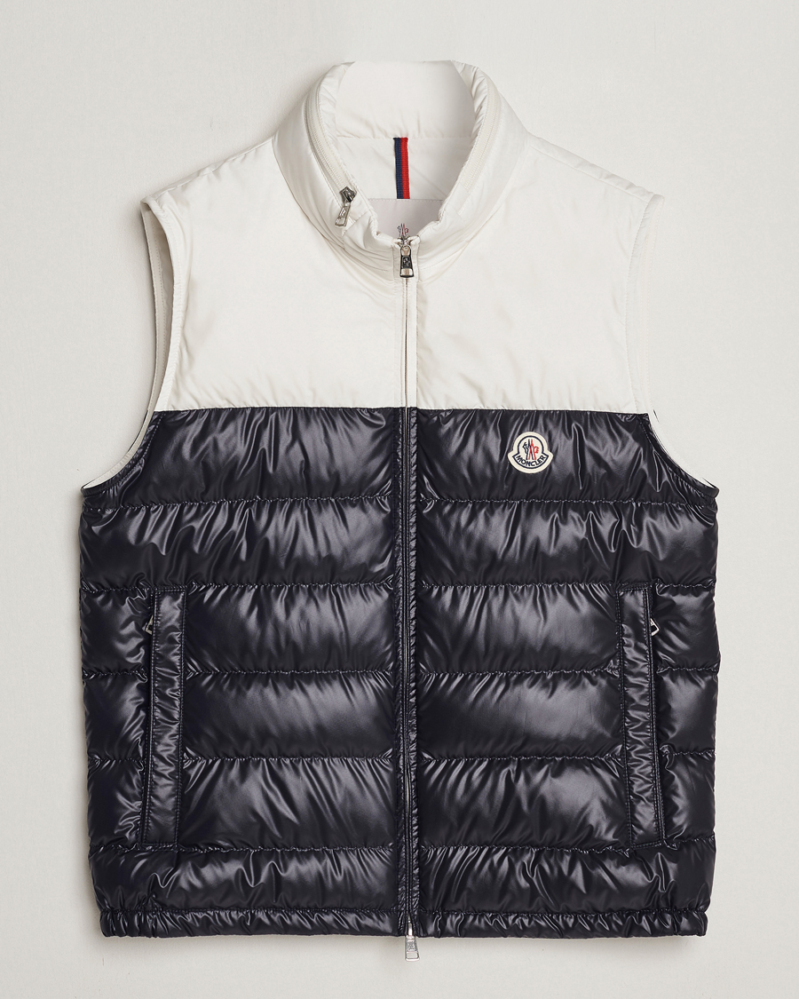 Homme | Manteaux Et Vestes | Moncler | Cerces Vest White/Black