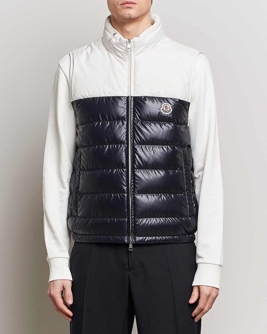Homme | Manteaux Et Vestes | Moncler | Cerces Vest White/Black