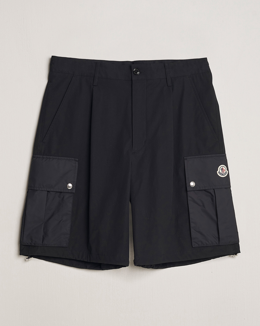 Homme | Shorts | Moncler | Cotton Cargo Shorts Black