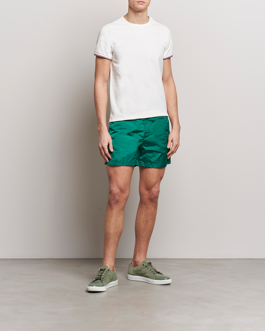 Homme | Maillots De Bain | Moncler | Nylon Swim Shorts Emerald Green