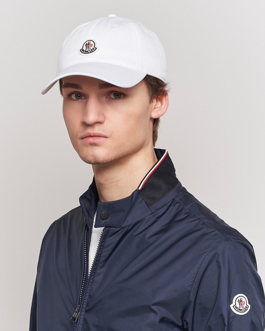Homme | Moncler Baseball Cap White | Moncler | Baseball Cap White