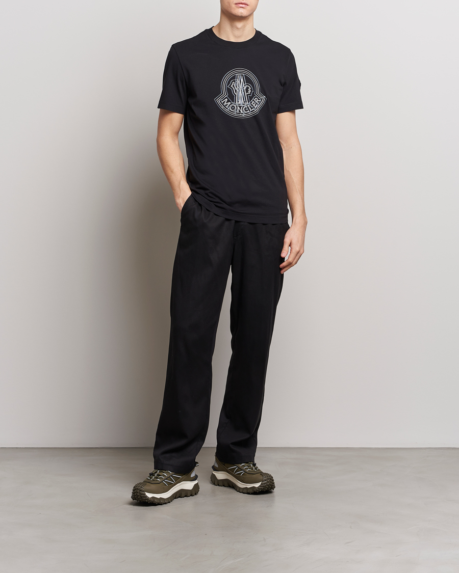 Homme | T-shirts | Moncler | 3D Logo T-Shirt Black