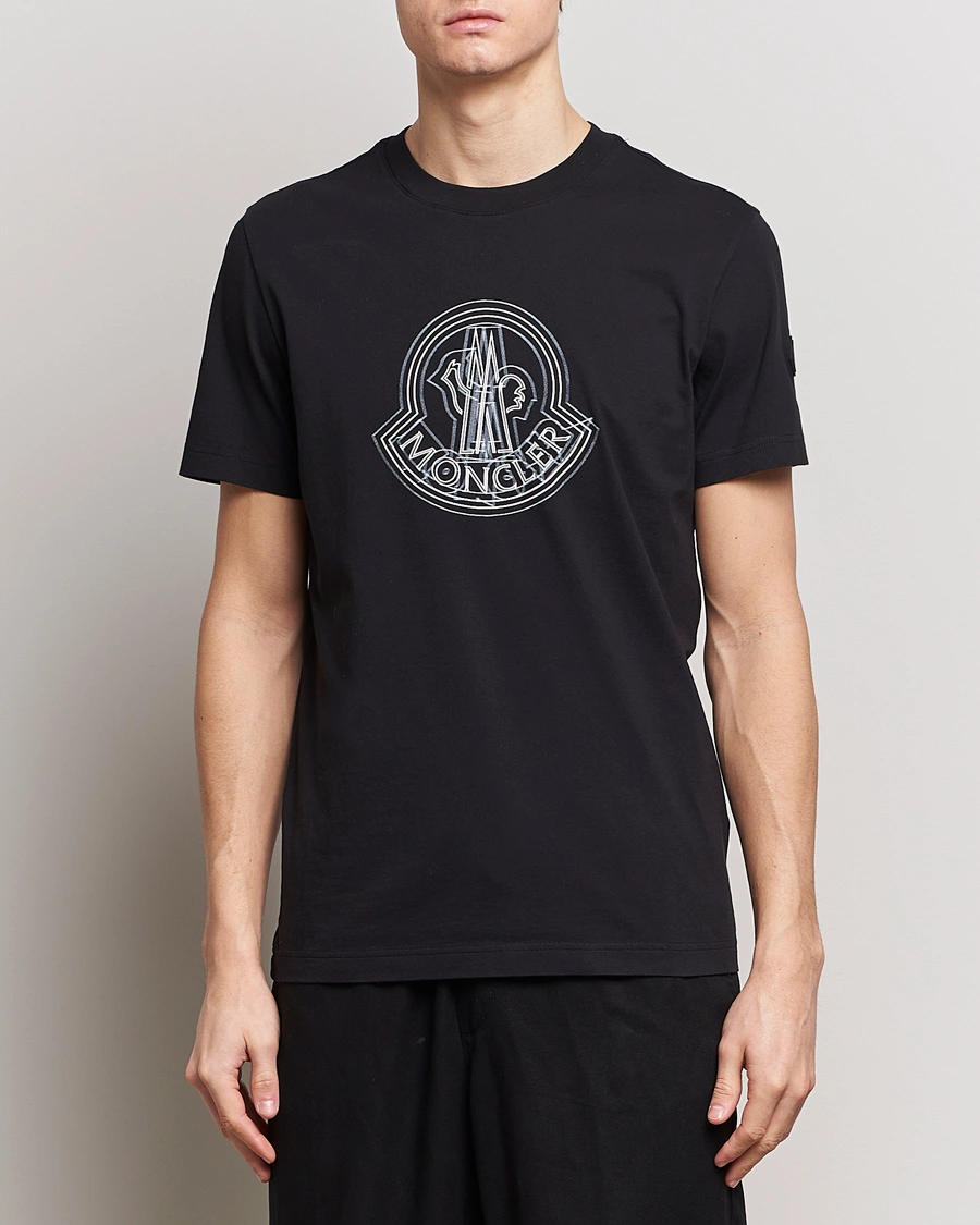 Homme | T-shirts | Moncler | 3D Logo T-Shirt Black