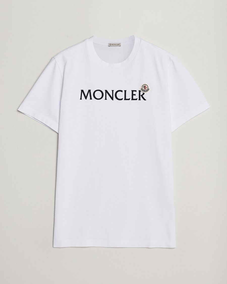 Homme | T-shirts | Moncler | Lettering Logo T-Shirt White