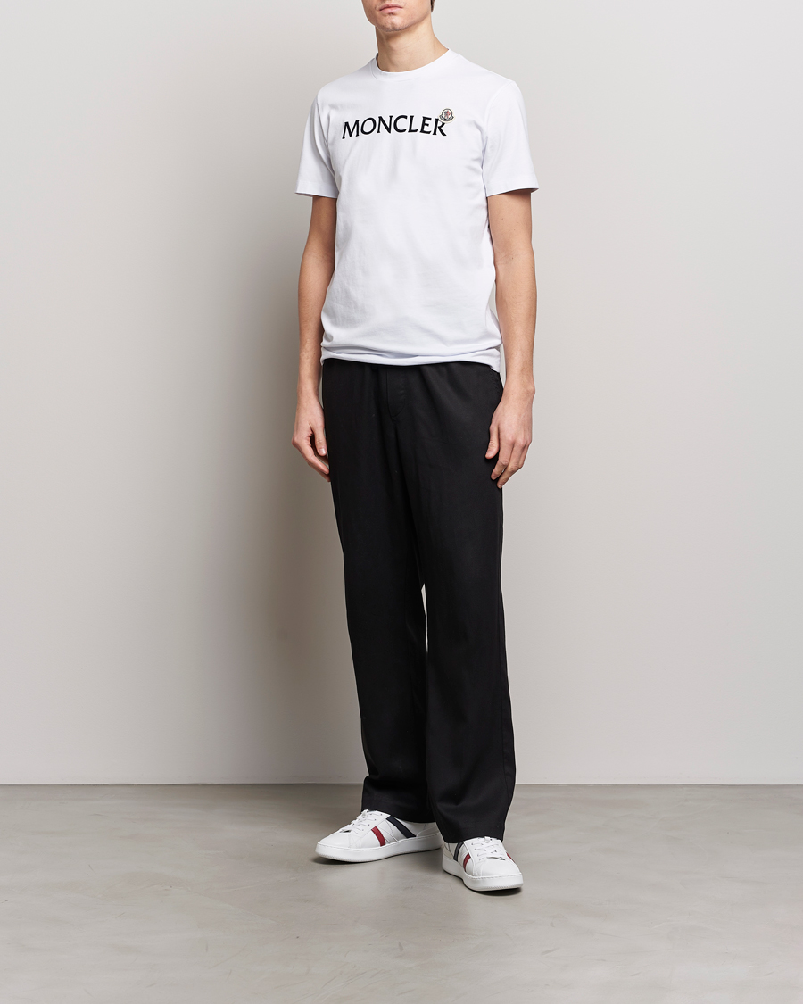 Homme | T-shirts | Moncler | Lettering Logo T-Shirt White