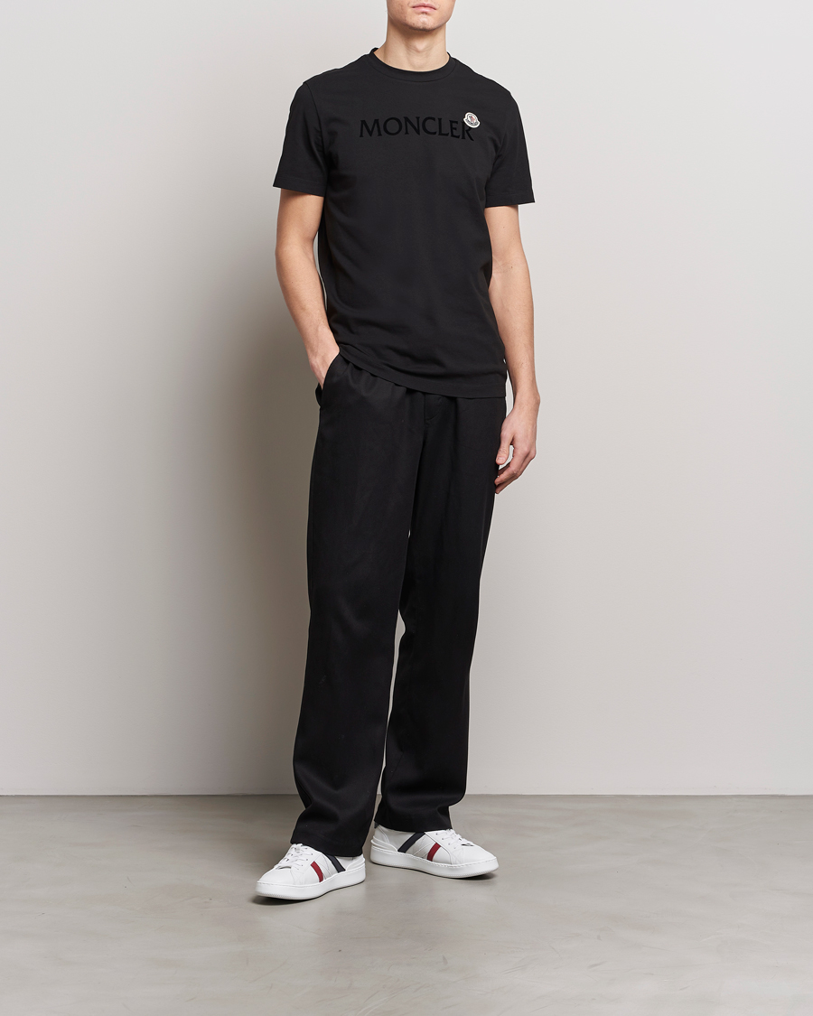 Homme | T-shirts | Moncler | Lettering Logo T-Shirt Black