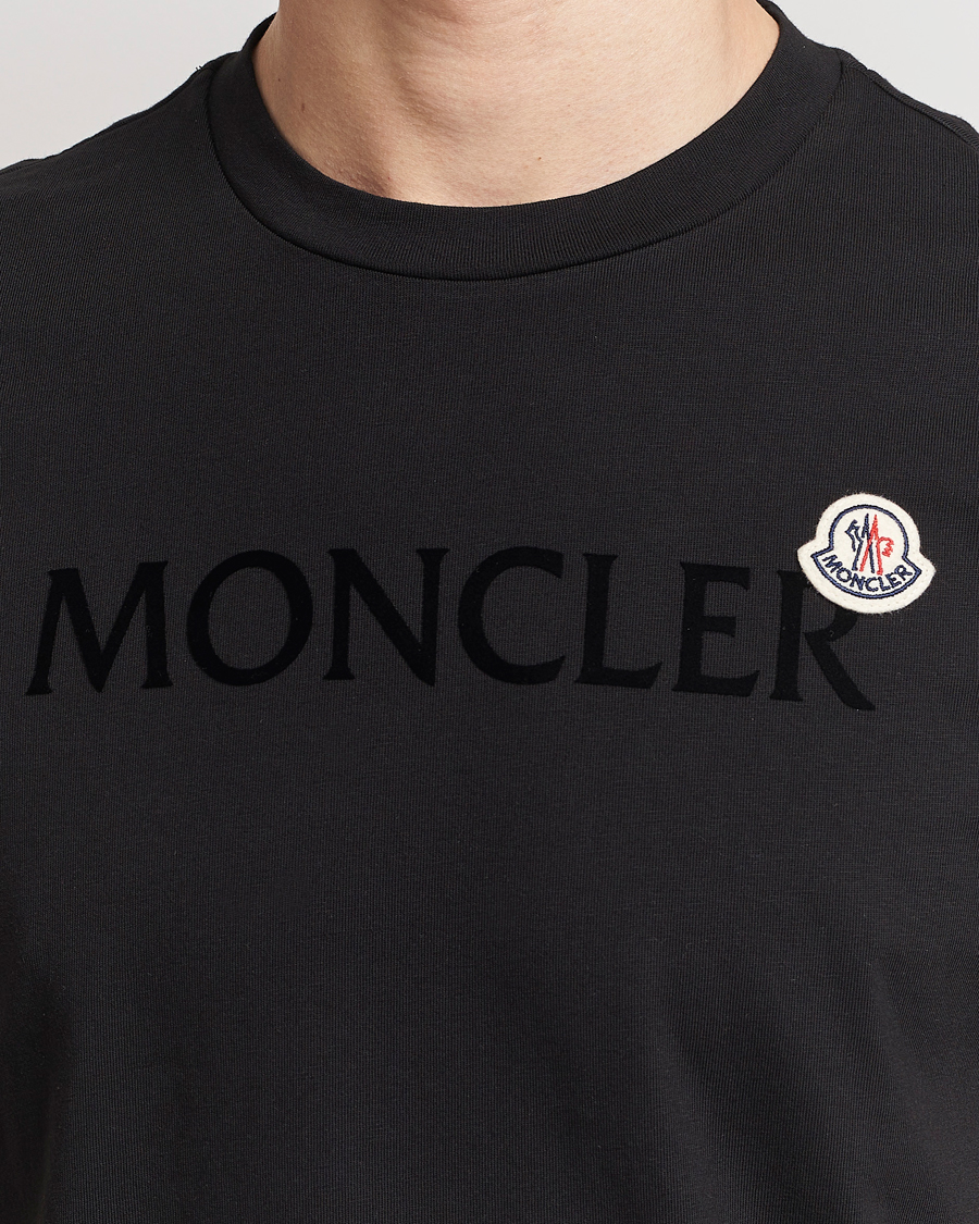 Homme | T-shirts | Moncler | Lettering Logo T-Shirt Black