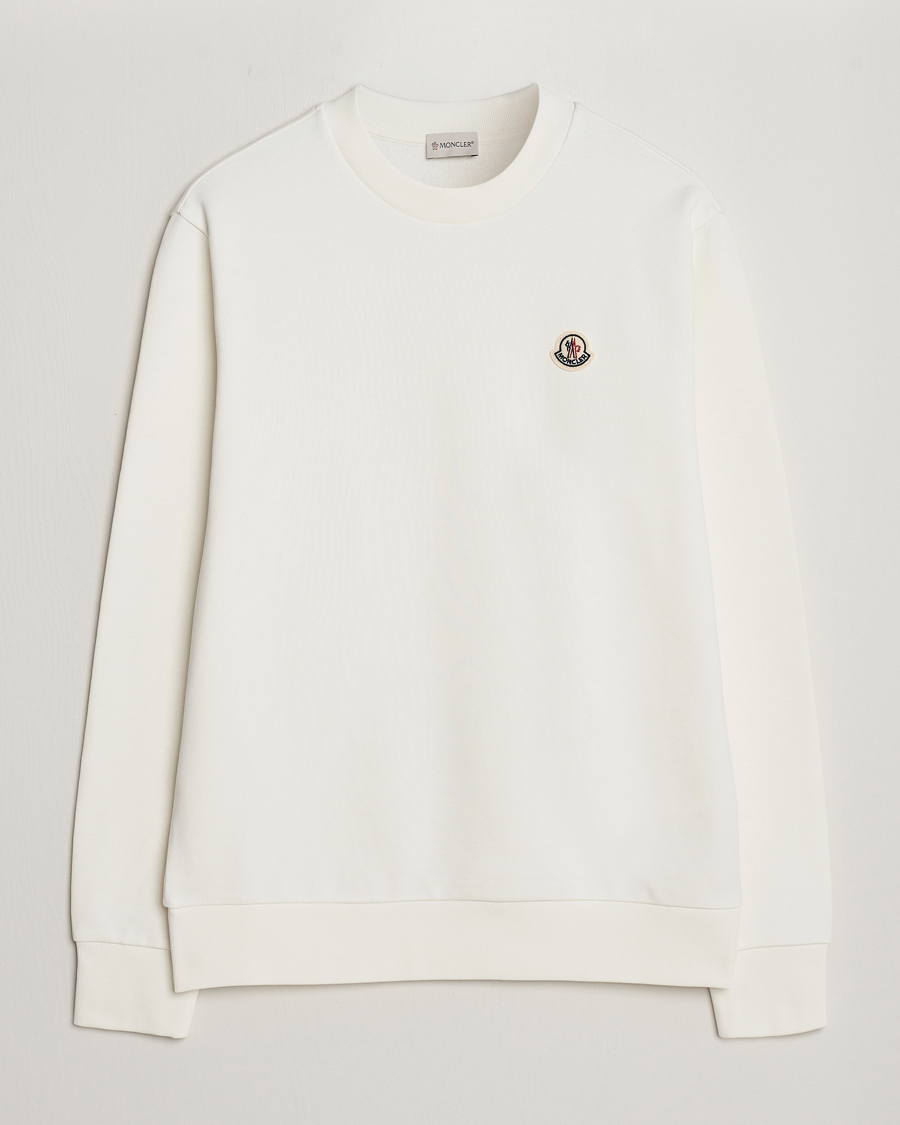 Homme | Pulls Et Tricots | Moncler | Logo Sweatshirt Off White