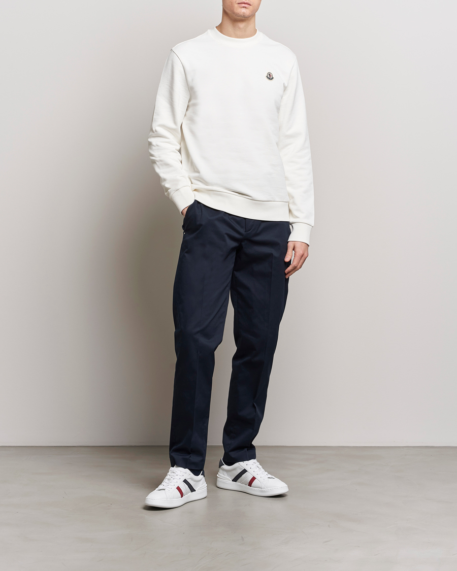 Homme | Pulls Et Tricots | Moncler | Logo Sweatshirt Off White