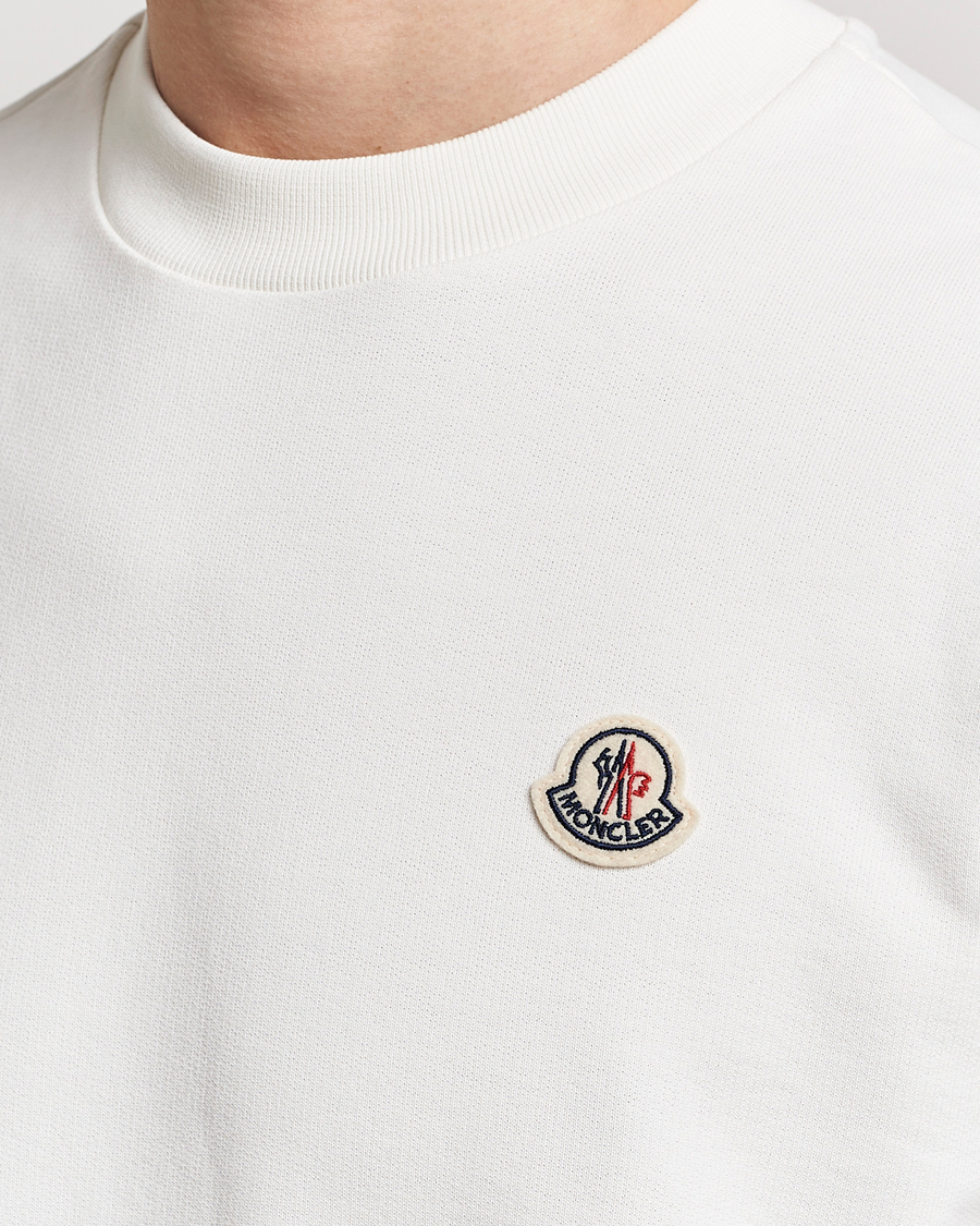 Homme | Pulls Et Tricots | Moncler | Logo Sweatshirt Off White