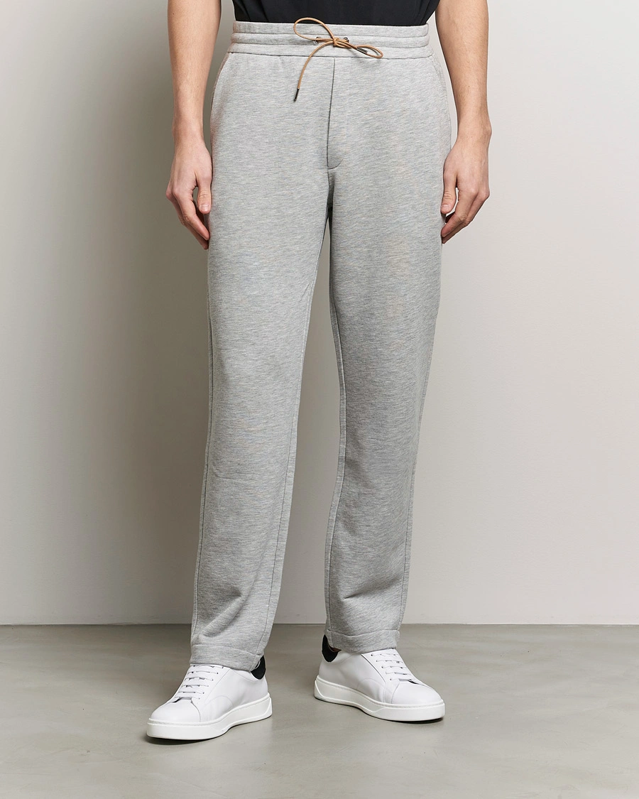 Homme | Pantalons | Moncler | Cotton Sweatpants Light Grey