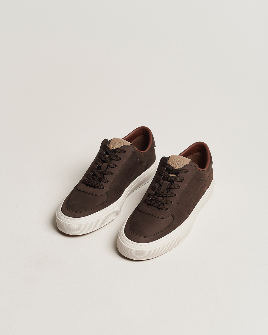 Homme | Luxury Brands | Moncler | Monclub Low Sneakers Dark Brown