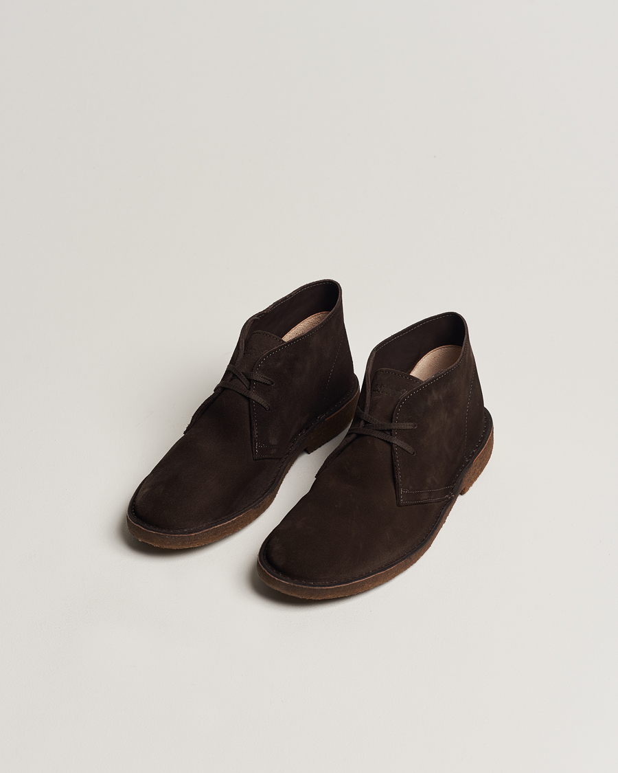 Homme | Italian Department | Astorflex | Montflex Chukka Boots Dark Brown Suede