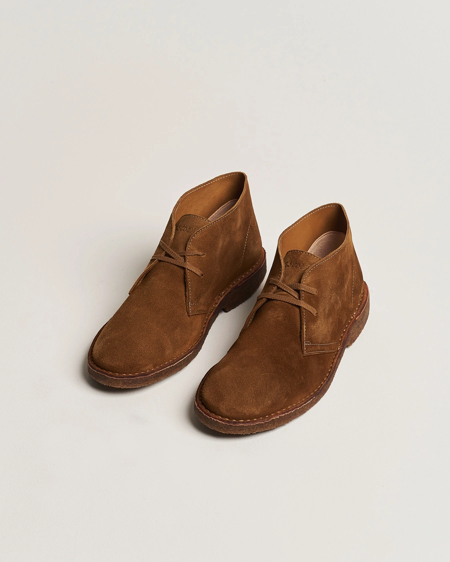 Homme | Chaussures En Daim | Astorflex | Montflex Chukka Boots Whiskey Suede