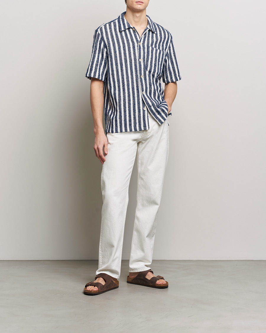 Homme | Chemises | Sunflower | Spacey Shirt Navy Stripe