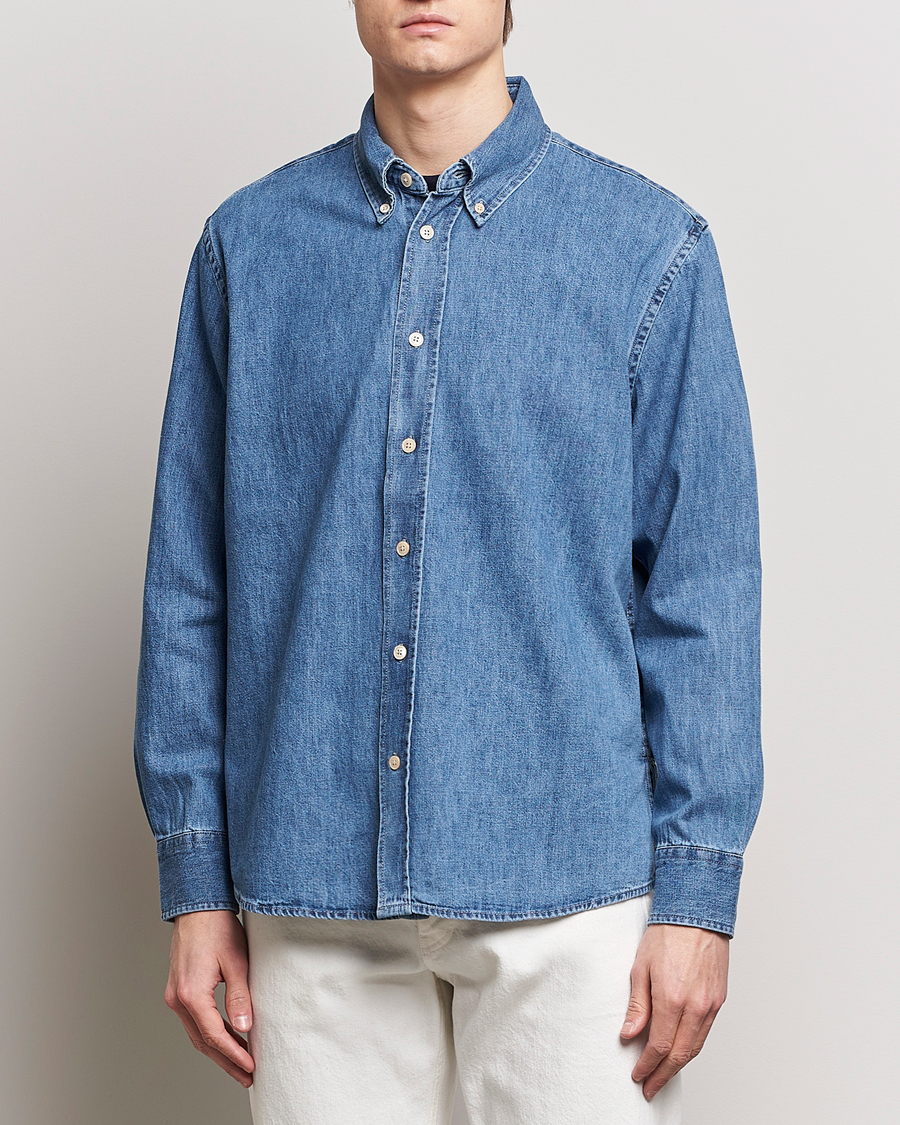 Homme | Vêtements | Sunflower | Denim Button Down Shirt Mid Blue