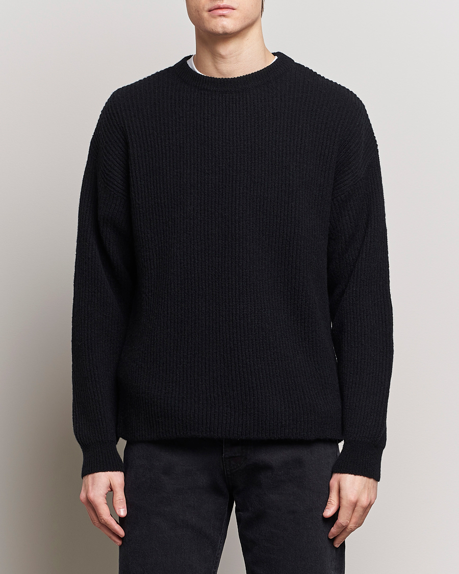 Homme | Sections | Sunflower | Air Rib Knit  Black
