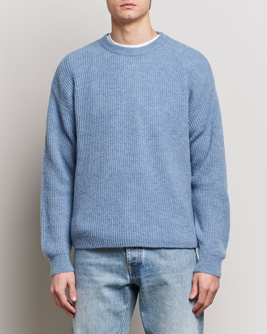 Homme | Sections | Sunflower | Air Rib Knit  Blue