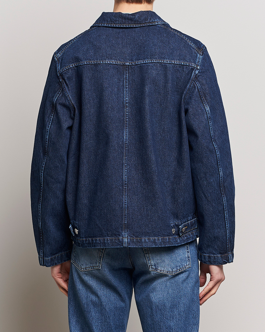 Homme | Manteaux Et Vestes | Sunflower | Denim Worker Jacket Rinse Blue