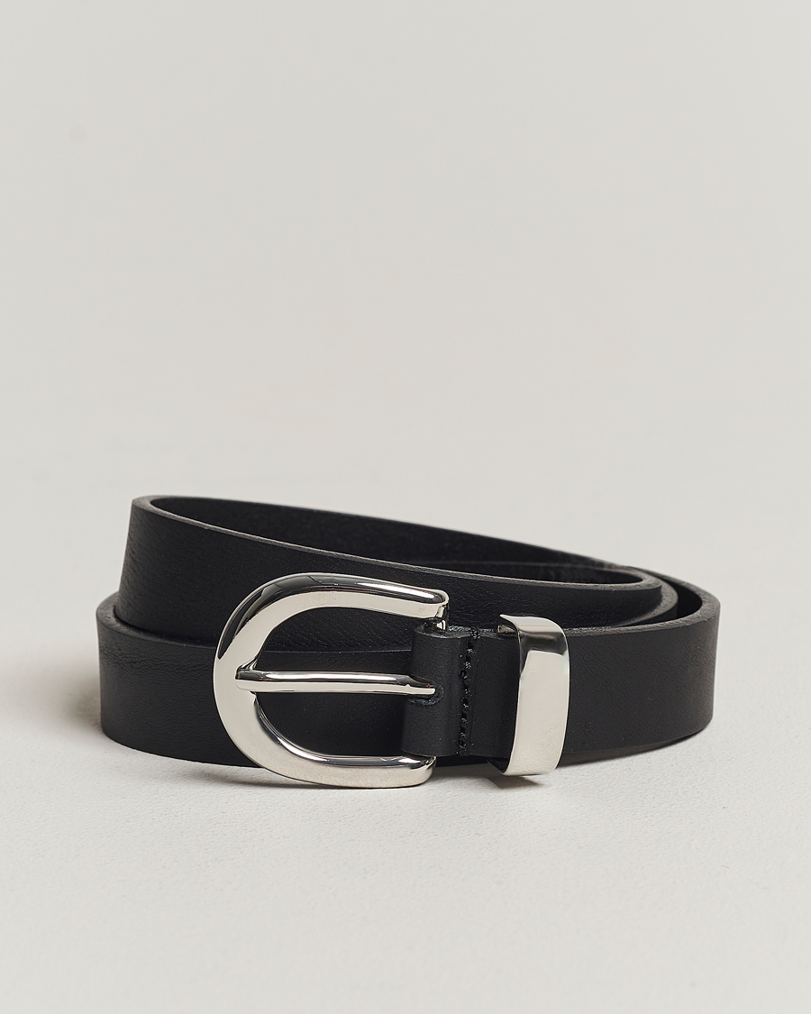 Homme | Sunflower Simple Belt 2,5 cm Black | Sunflower | Simple Belt 2,5 cm Black