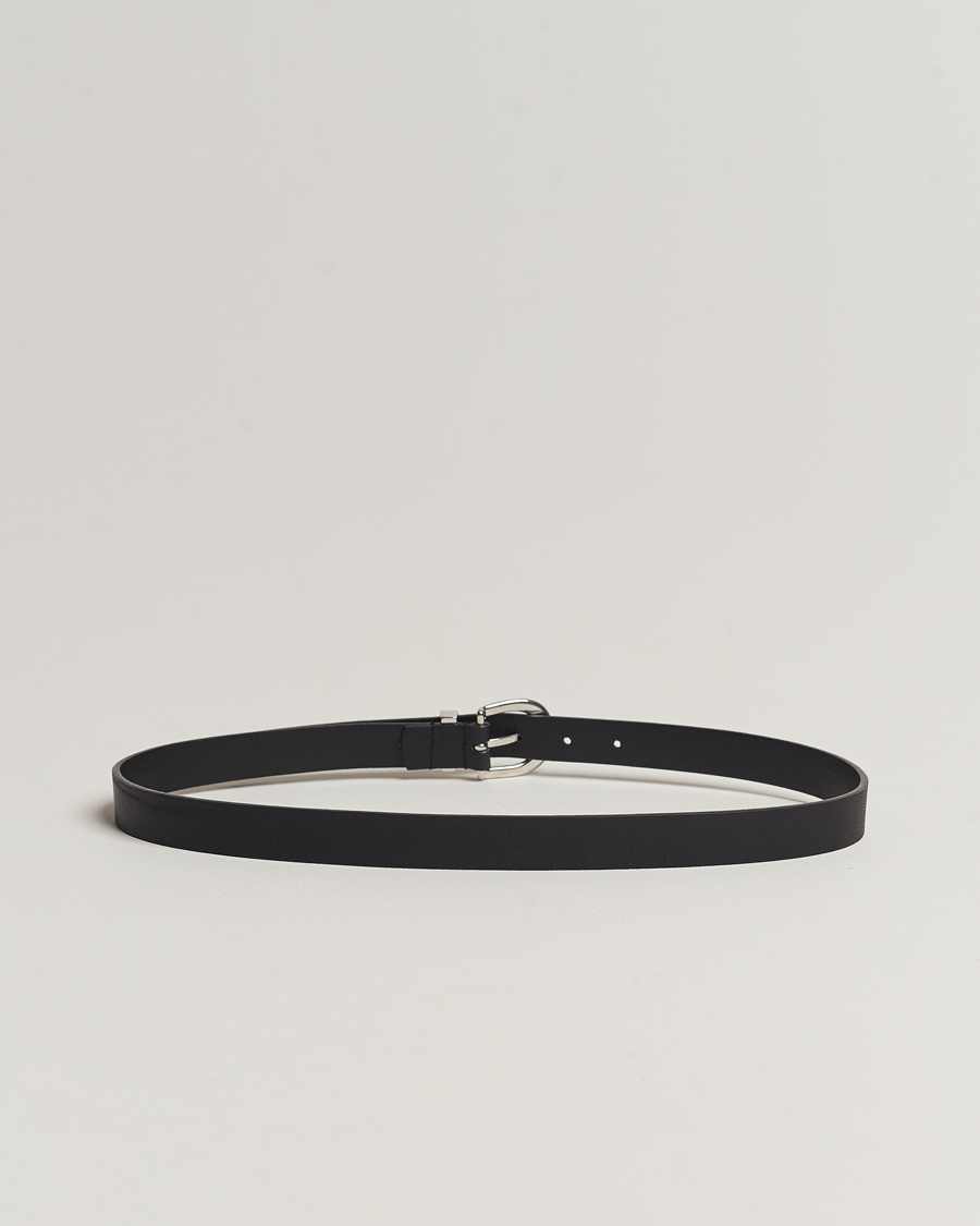 Homme | Sunflower Simple Belt 2,5 cm Black | Sunflower | Simple Belt 2,5 cm Black