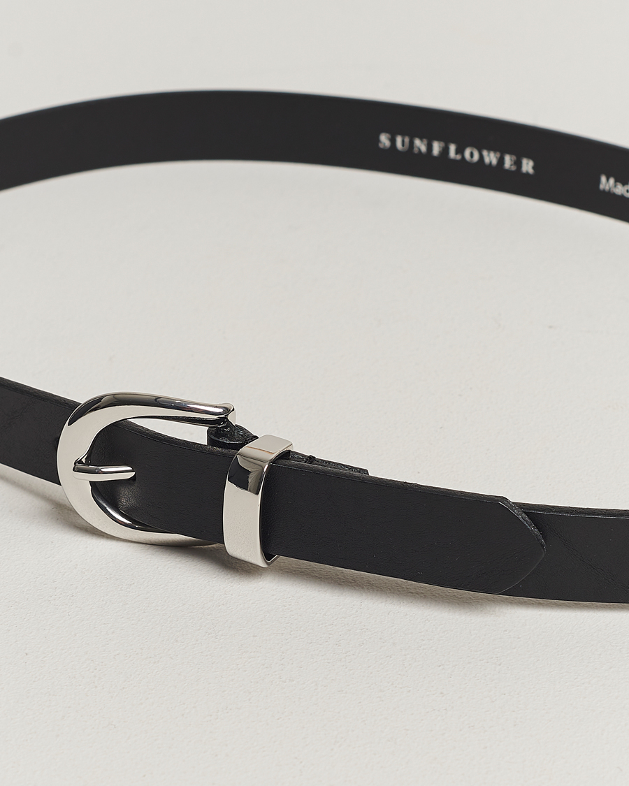 Homme | Sunflower Simple Belt 2,5 cm Black | Sunflower | Simple Belt 2,5 cm Black