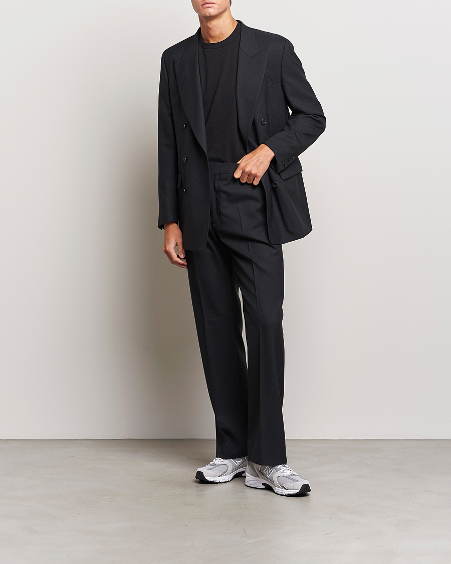 Homme | Pantalons | Sunflower | Straight Wool Trousers Black