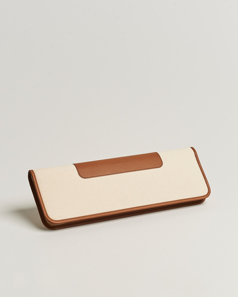 Homme | Ralph Lauren Home Garrett Leather Tie Case Brown | Ralph Lauren Home | Garrett Leather Tie Case Brown