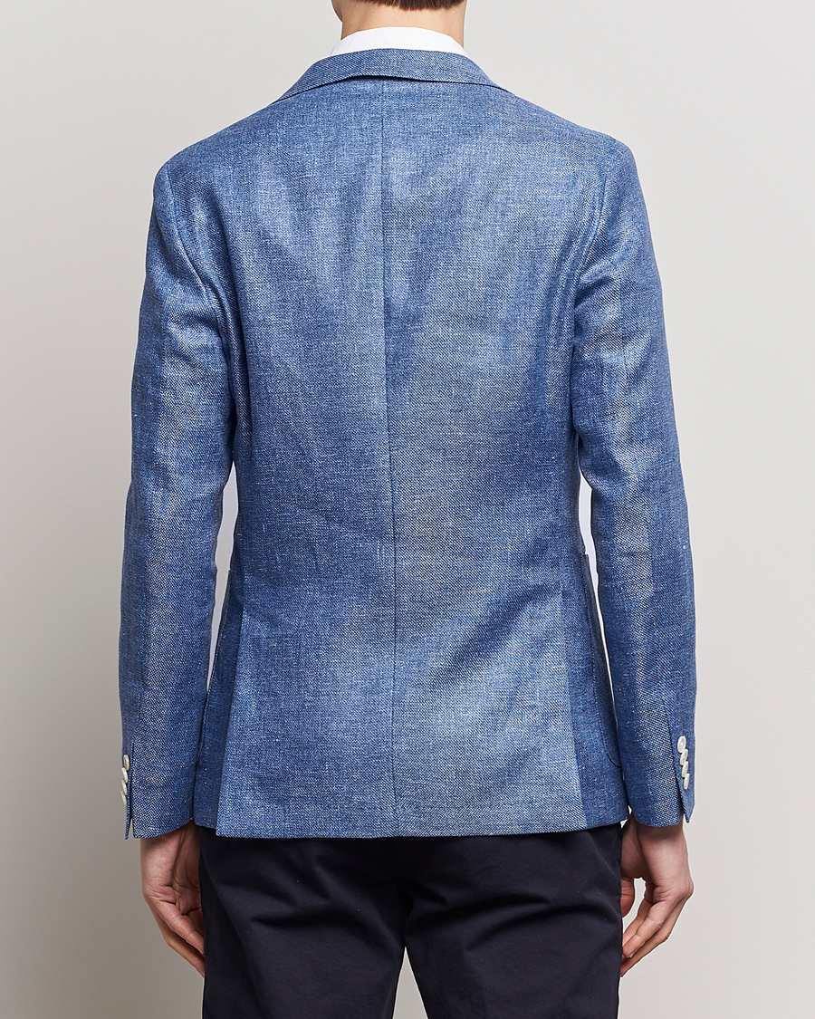 Homme | Blazers | BOSS BLACK | Hanry Linen Blazer Medium Blue