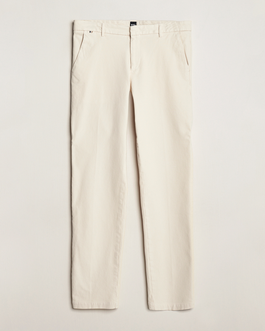 Homme | Pantalons | BOSS BLACK | Kaito1 Cotton Chinos Open White