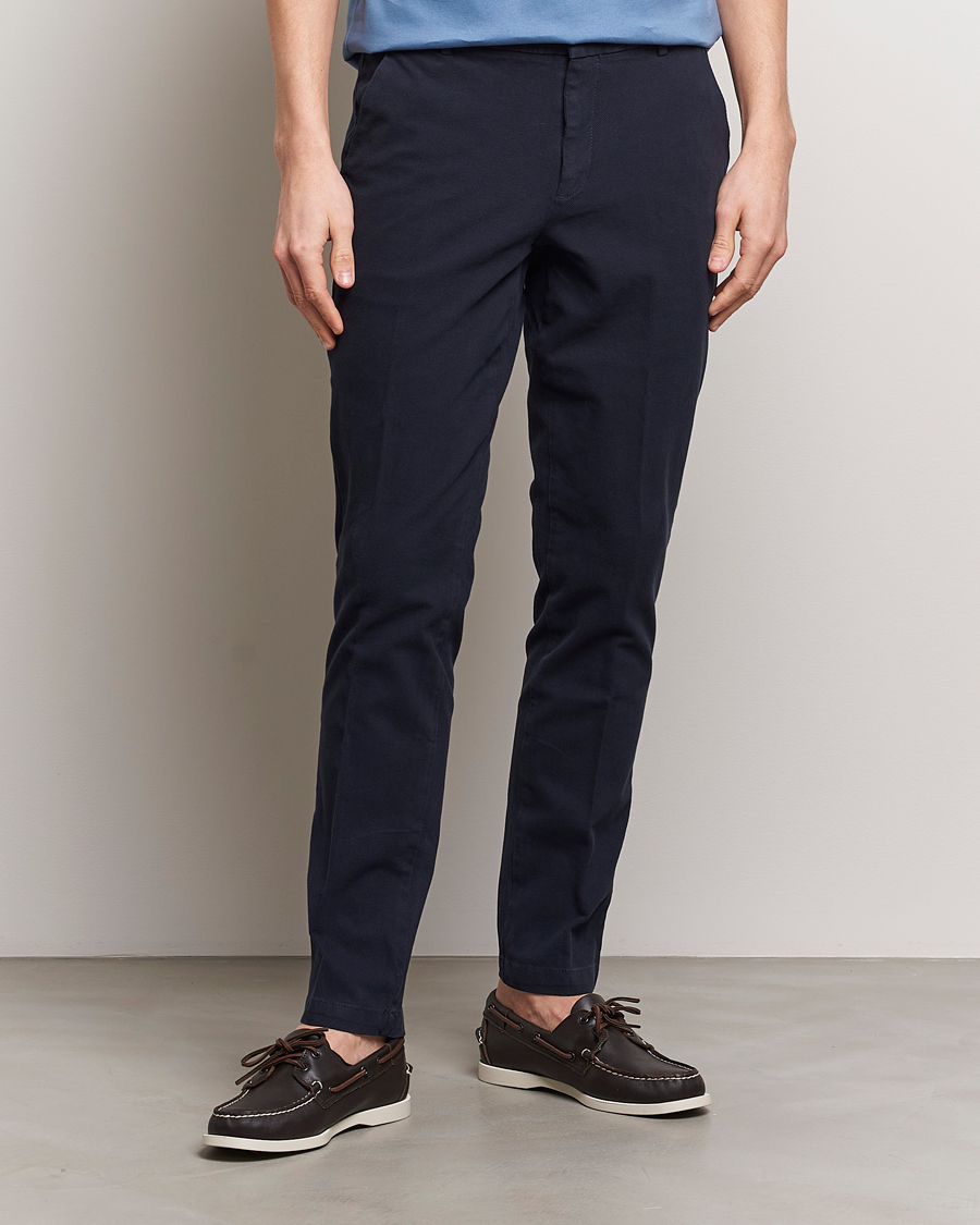 Homme | Pantalons | BOSS BLACK | Kaito1 Cotton Chinos Dark Blue