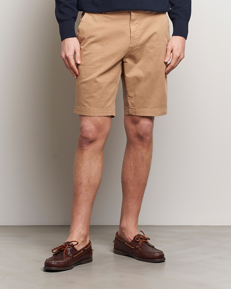 Homme | Nouveautés | BOSS BLACK | Slice Cotton Shorts Medium Beige