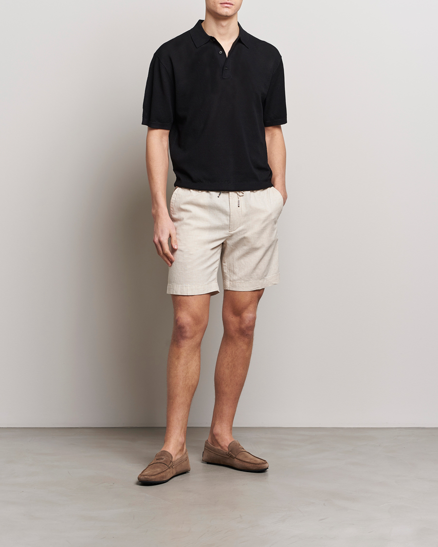 Homme | Shorts | BOSS BLACK | Kane Drawstring Shorts Light Beige