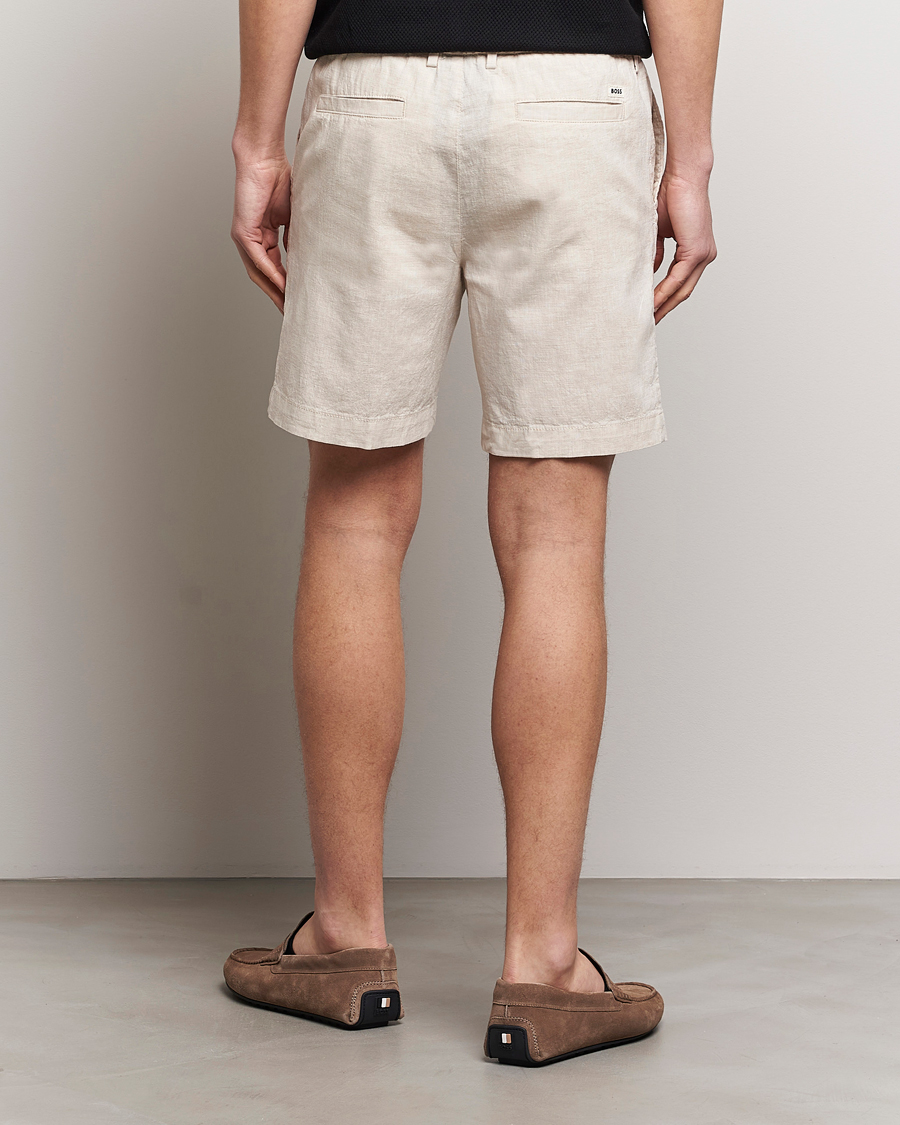 Homme | Shorts | BOSS BLACK | Kane Drawstring Shorts Light Beige