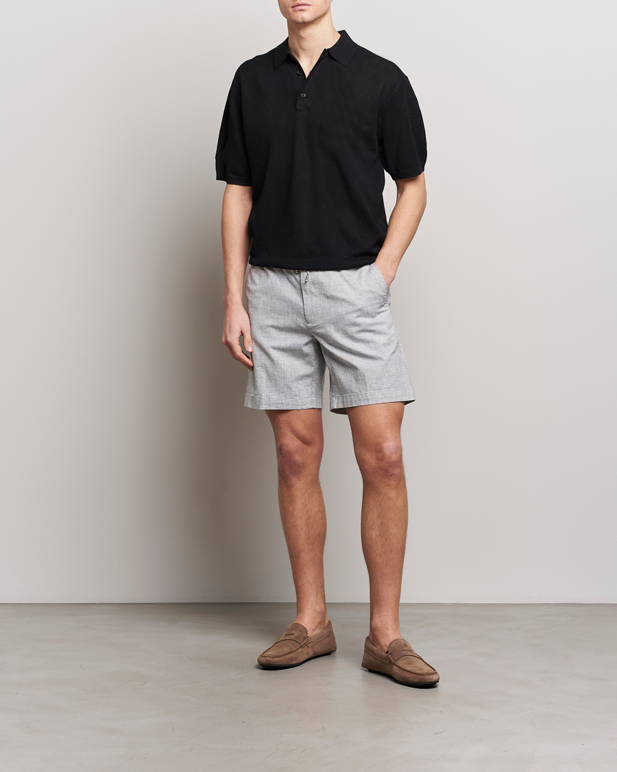 Homme | Shorts | BOSS BLACK | Kane Drawstring Shorts Light Blue