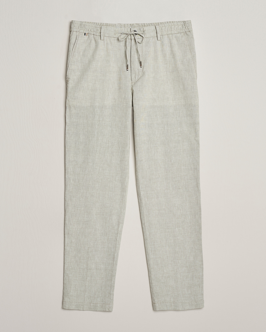 Homme | Pantalons | BOSS BLACK | Kane Drawstring Pants Open Green