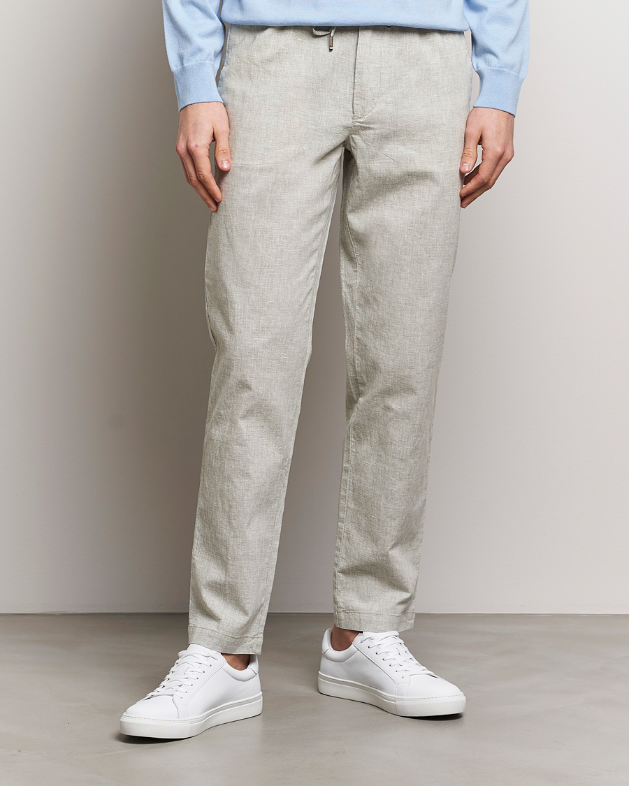 Homme | Pantalons | BOSS BLACK | Kane Drawstring Pants Open Green