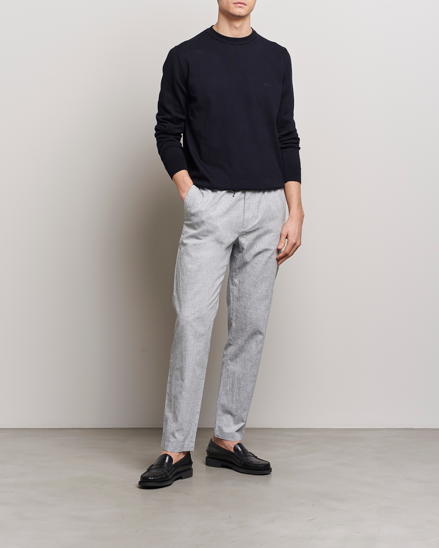 Homme | Pantalons | BOSS BLACK | Kane Drawstring Pants Light Blue