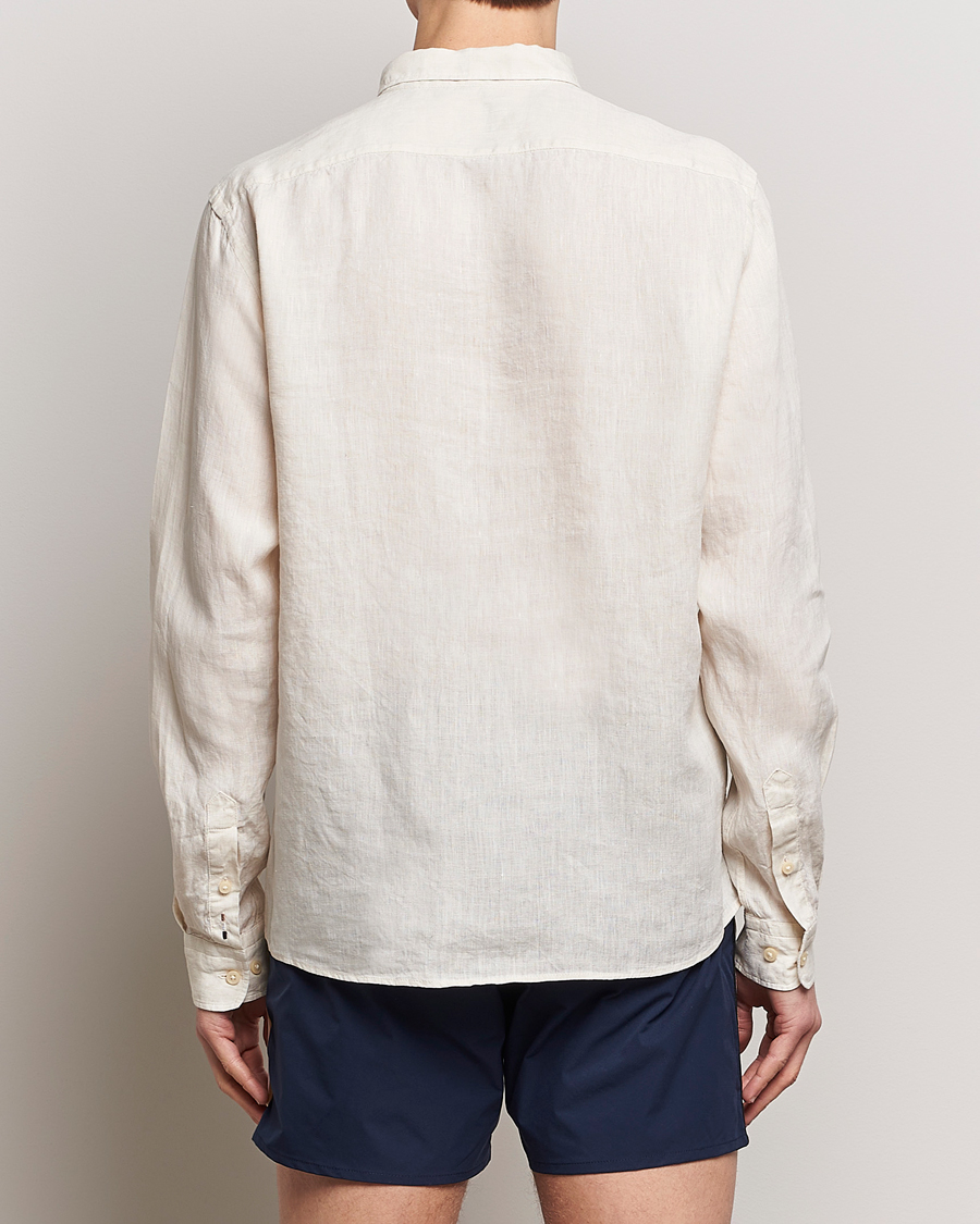 Homme | Chemises | BOSS BLACK | Liam Linen Shirt Open White