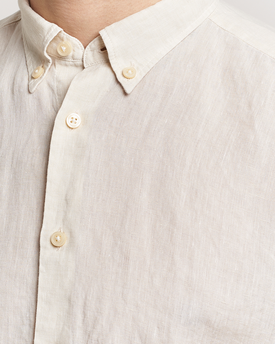 Homme | Chemises | BOSS BLACK | Liam Linen Shirt Open White